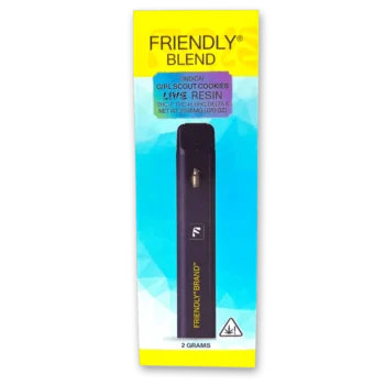 Image of Friendly Hemp's 2000MG Disposable Vape in Girl Scout Cookies