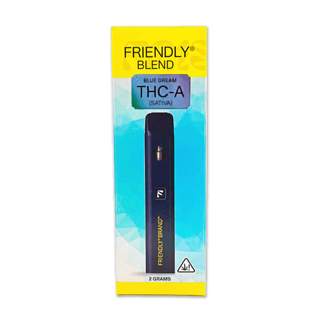 Friendly Blend THCA Blue Dream 2000MG Disposable Vape Friendly Hemp
