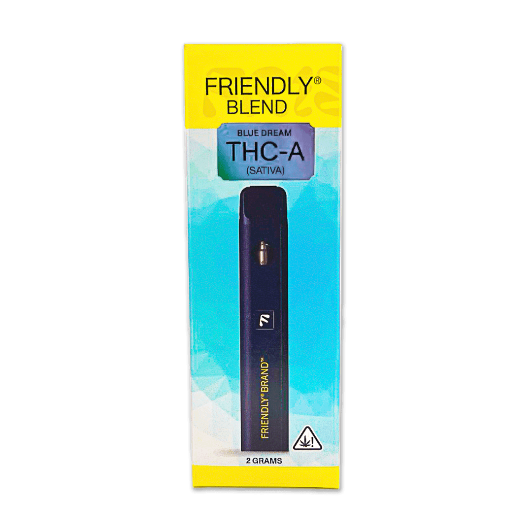 Friendly Blend THCA Blue Dream 2000MG Disposable Vape Friendly Hemp