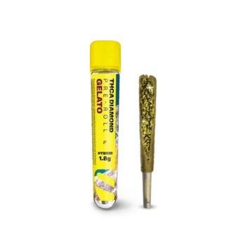 Friendly Hemp's Individual THCA Diamond Preroll in Gelato.