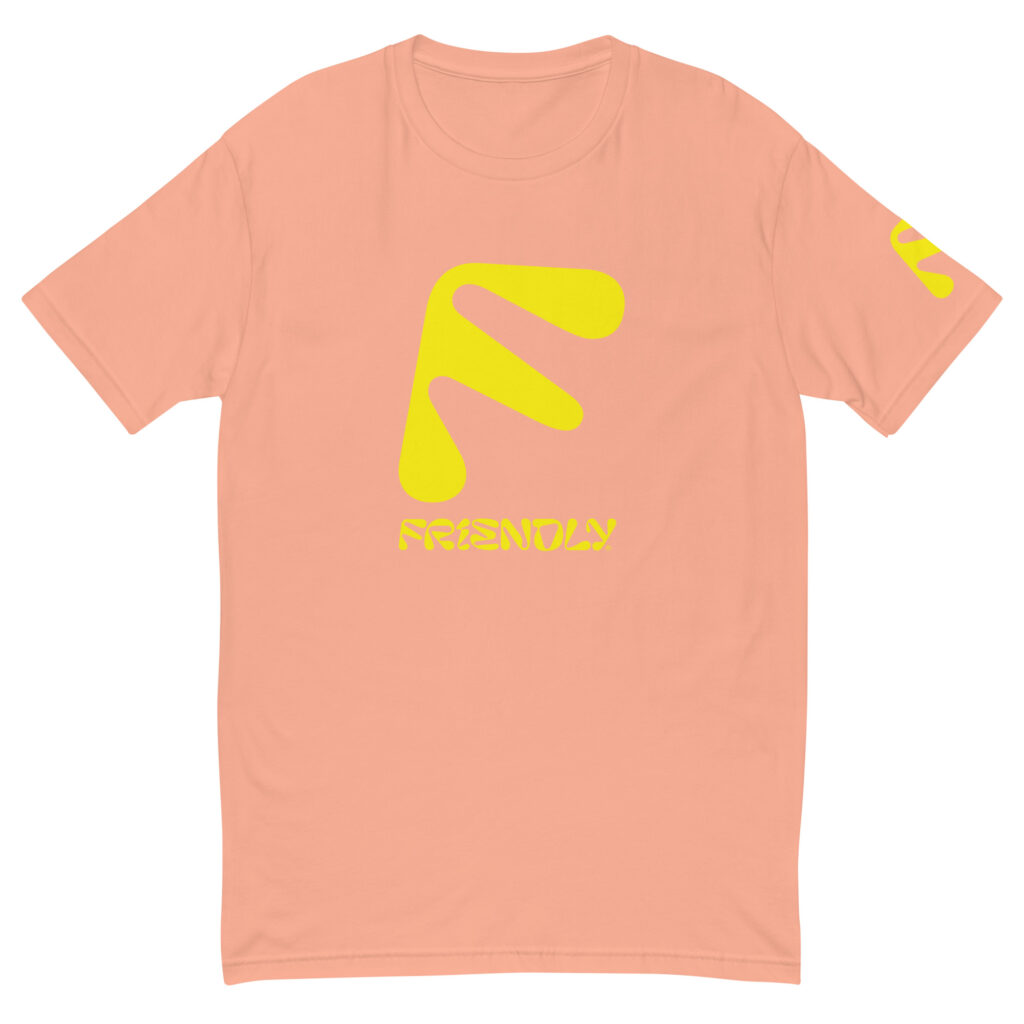 Desert Pink Friendly T-shirt with F logo