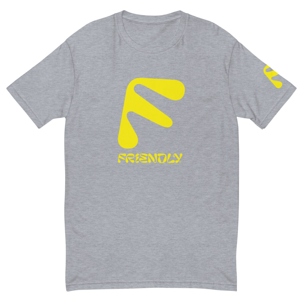 Grey Friendly T-shirt with F logo