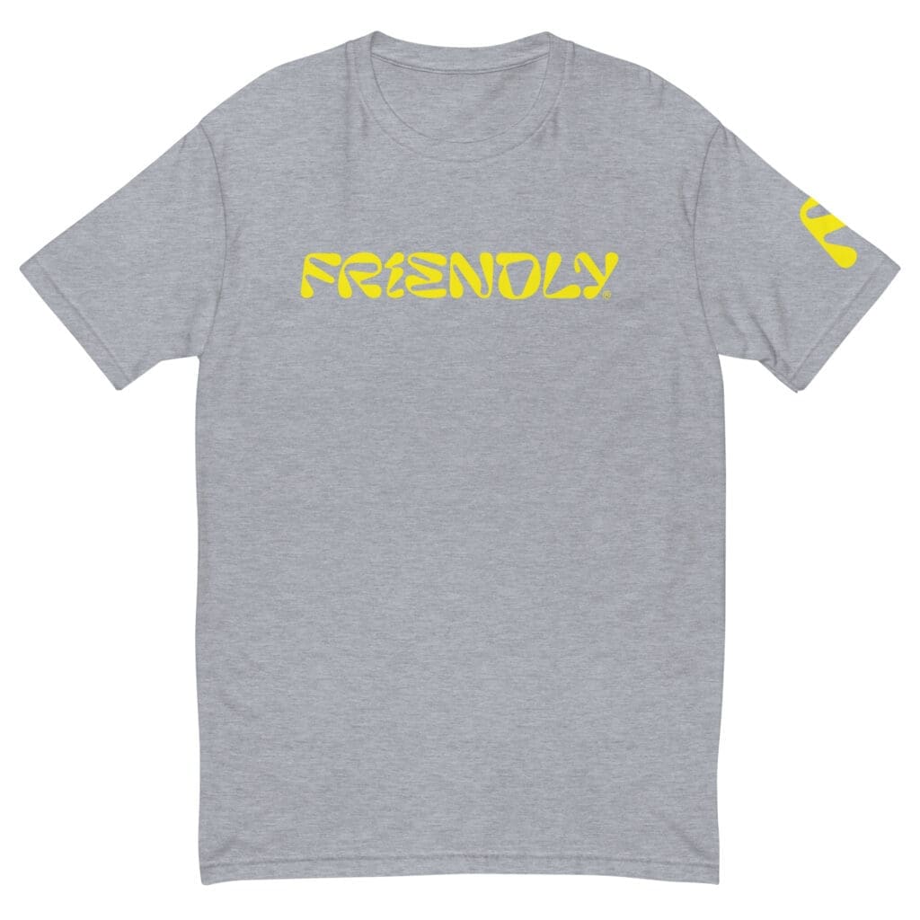 Grey Friendly T-shirt with logo