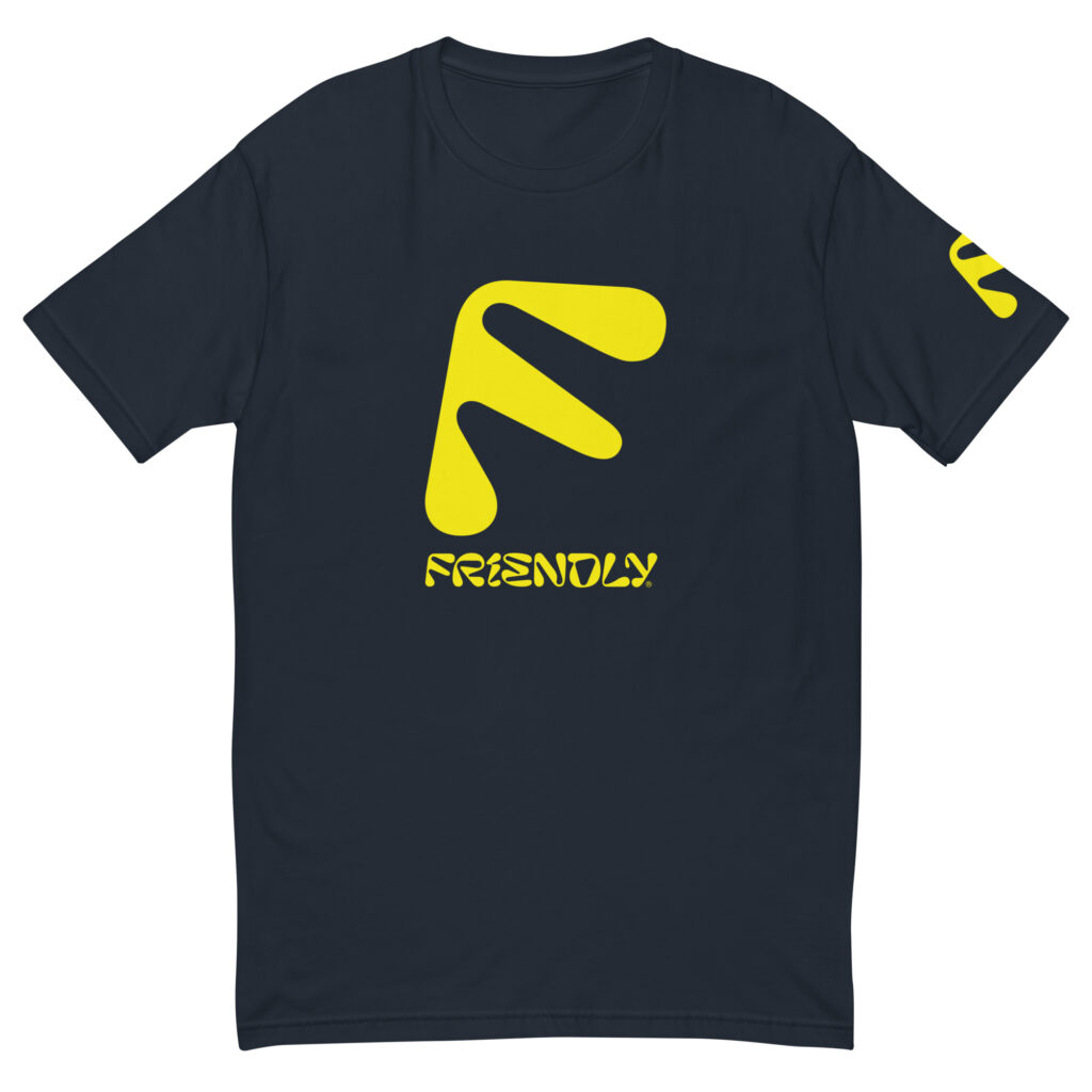 Navy Friendly T-shirt with F logo