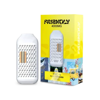 Image of Friendly Hemp's THCA 4000MG Disposable Vape in Blue Dream