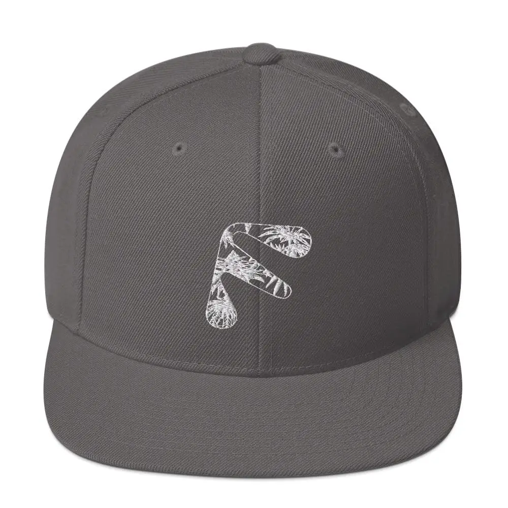 classic snapback dark grey front