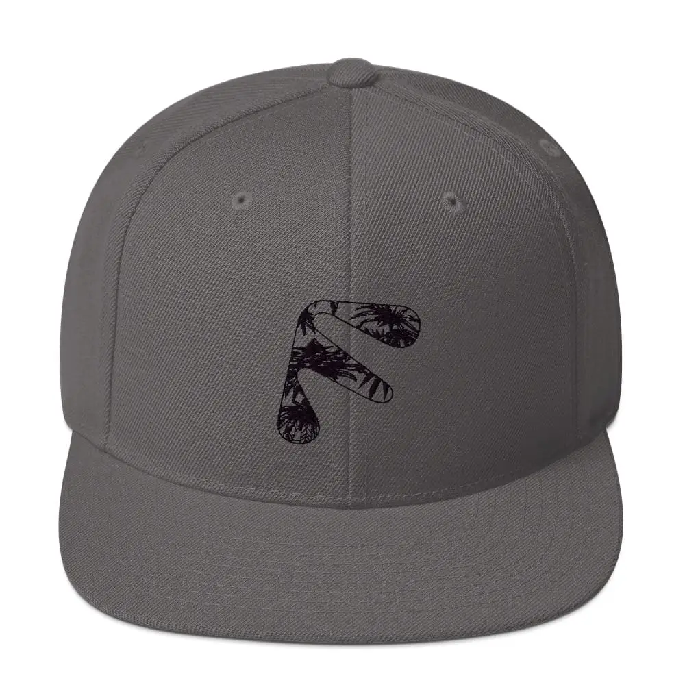 classic snapback dark grey front
