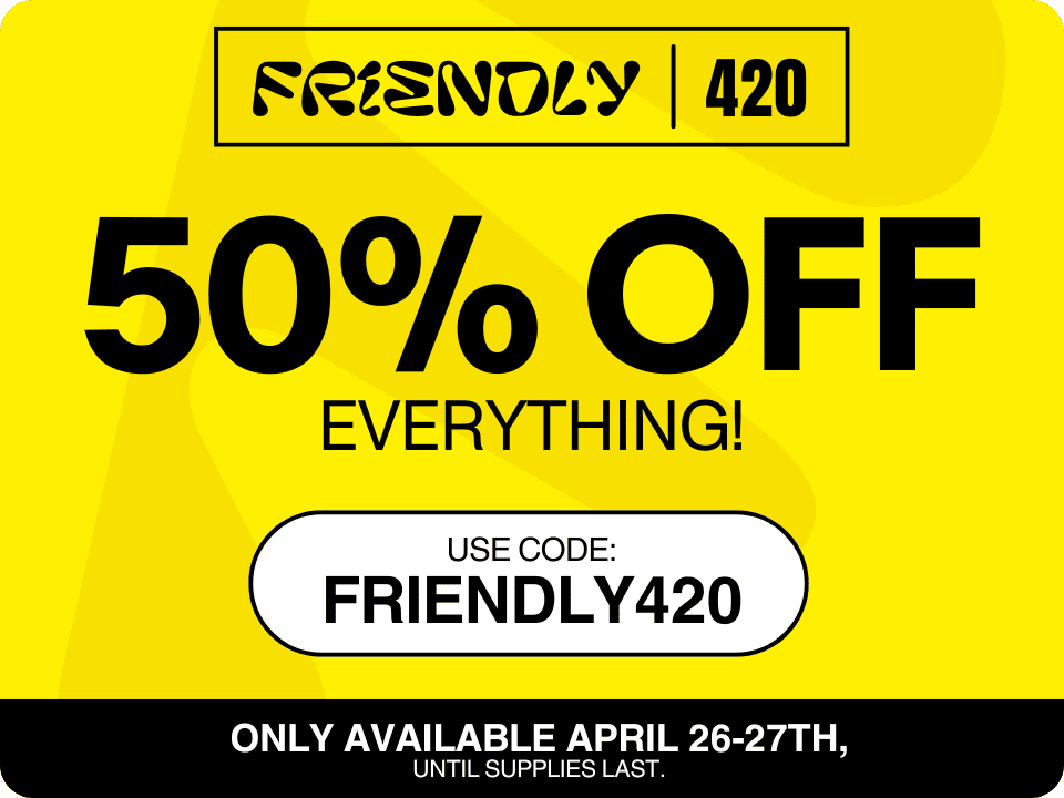 Get 50% off everything in Friendly's store!