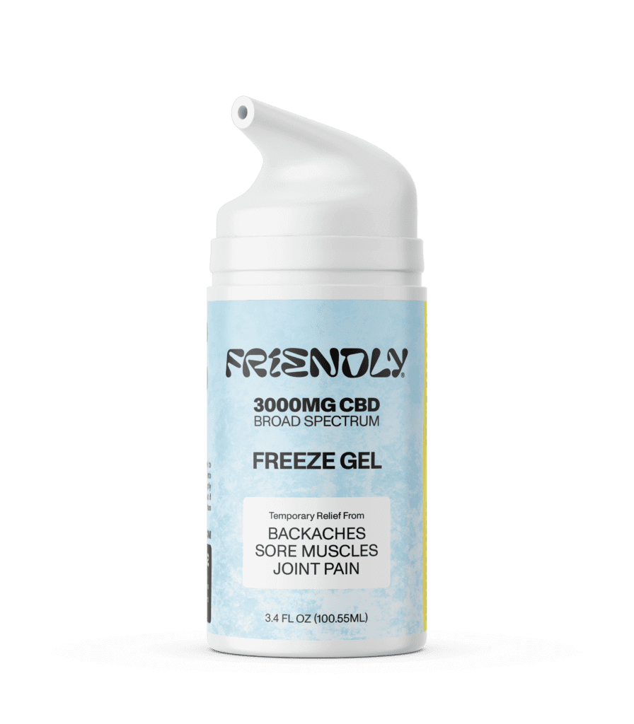 Friendly 3000MG CBD Freeze Gel | Friendly Hemp