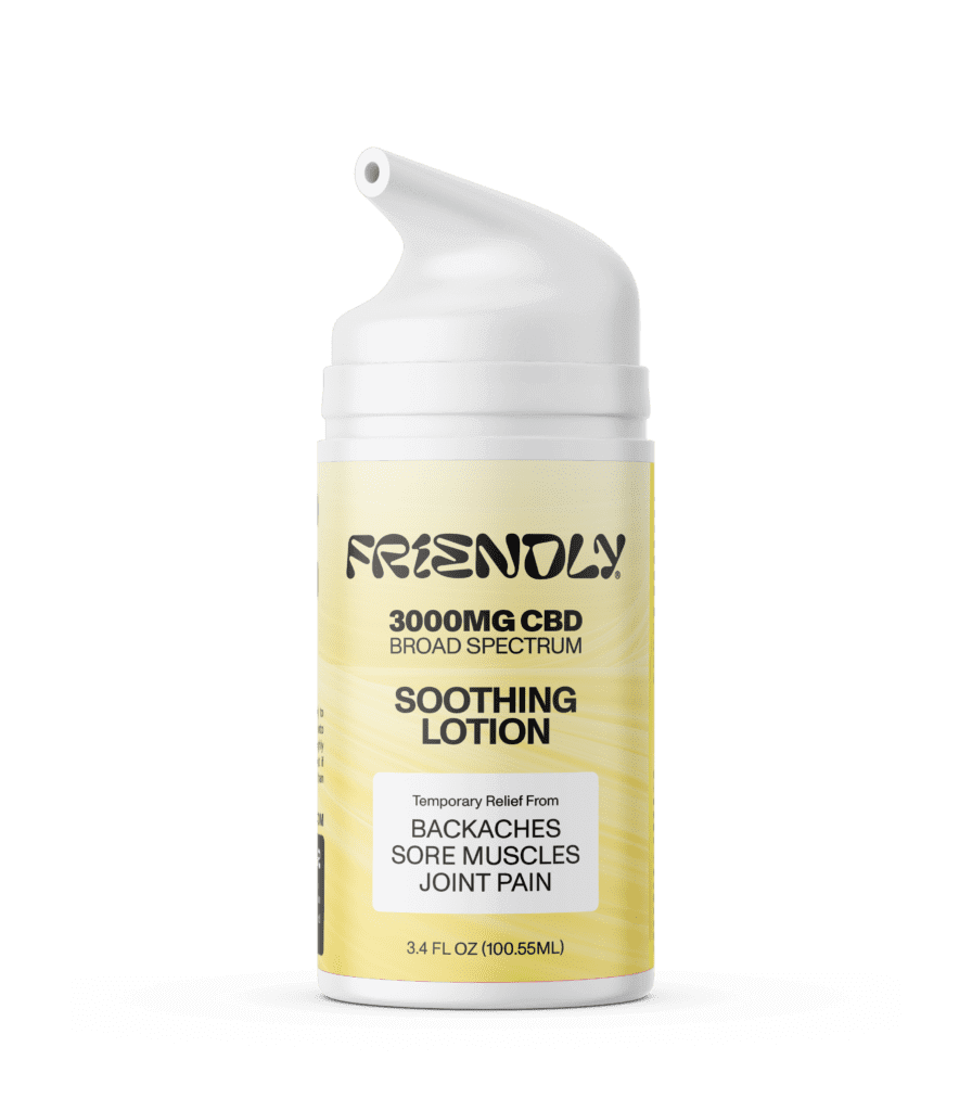 Friendly 3000MG CBD Soothing Lotion | Friendly Hemp