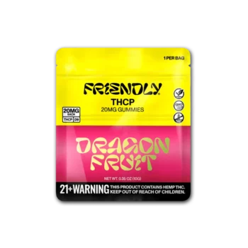 Image of Friendly Hemp's THCP 20MG Gummy in Dragon Fruit