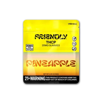 Image of Friendly Hemp's THCP 20MG Gummy in Pineapple