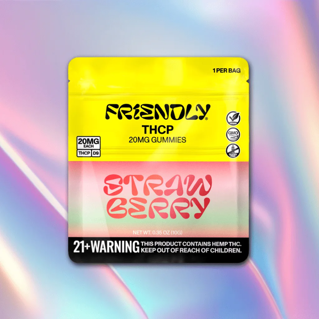 THCP Strawberry Gummies Friendly Hemp.png