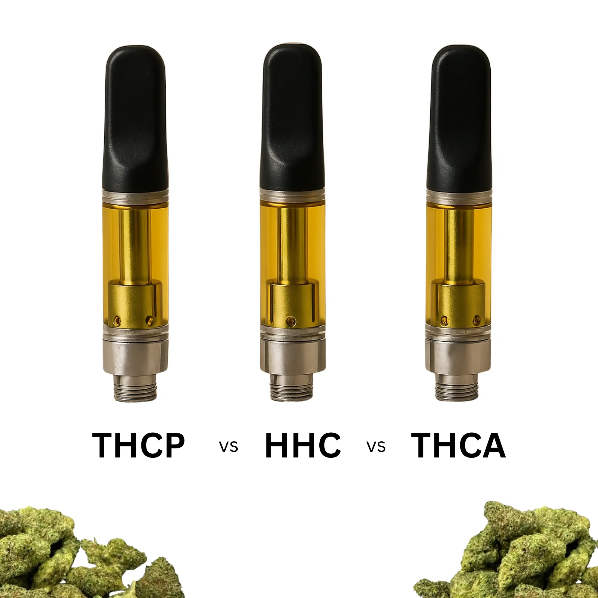 THCP vs. HHC vs. THCA