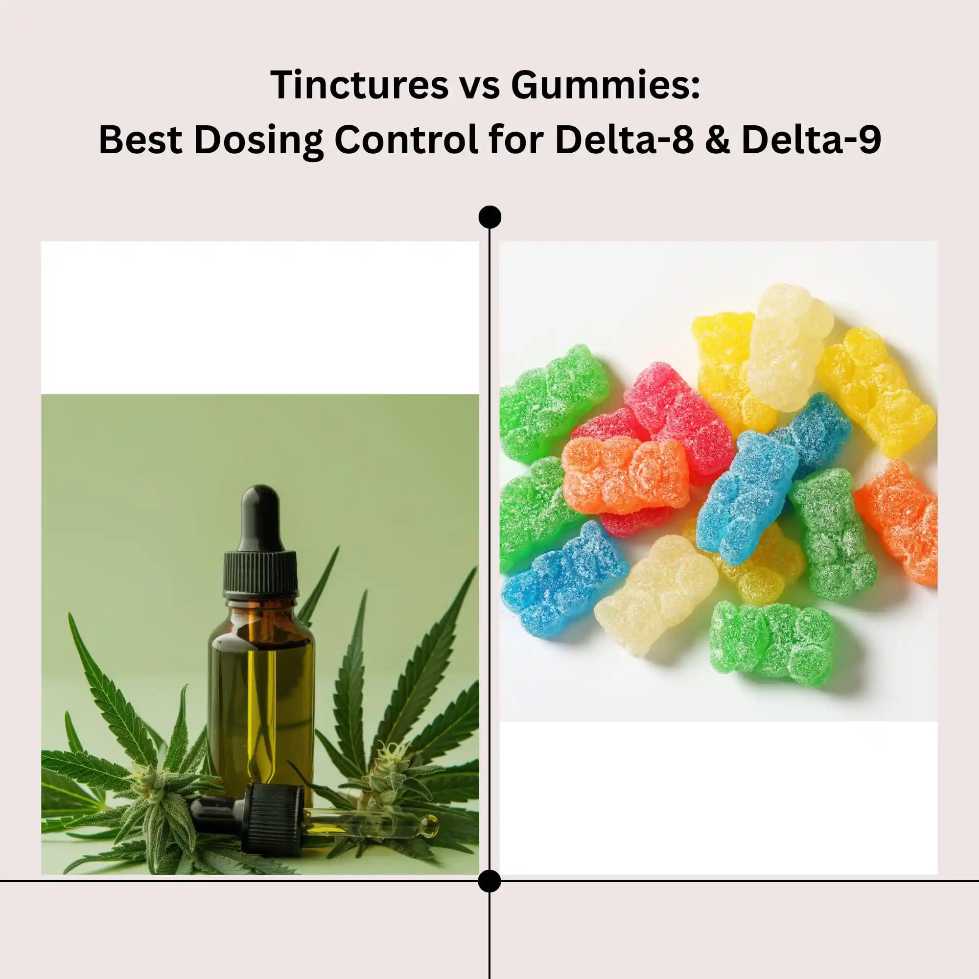 Delta-8 and Delta-9 dosing control