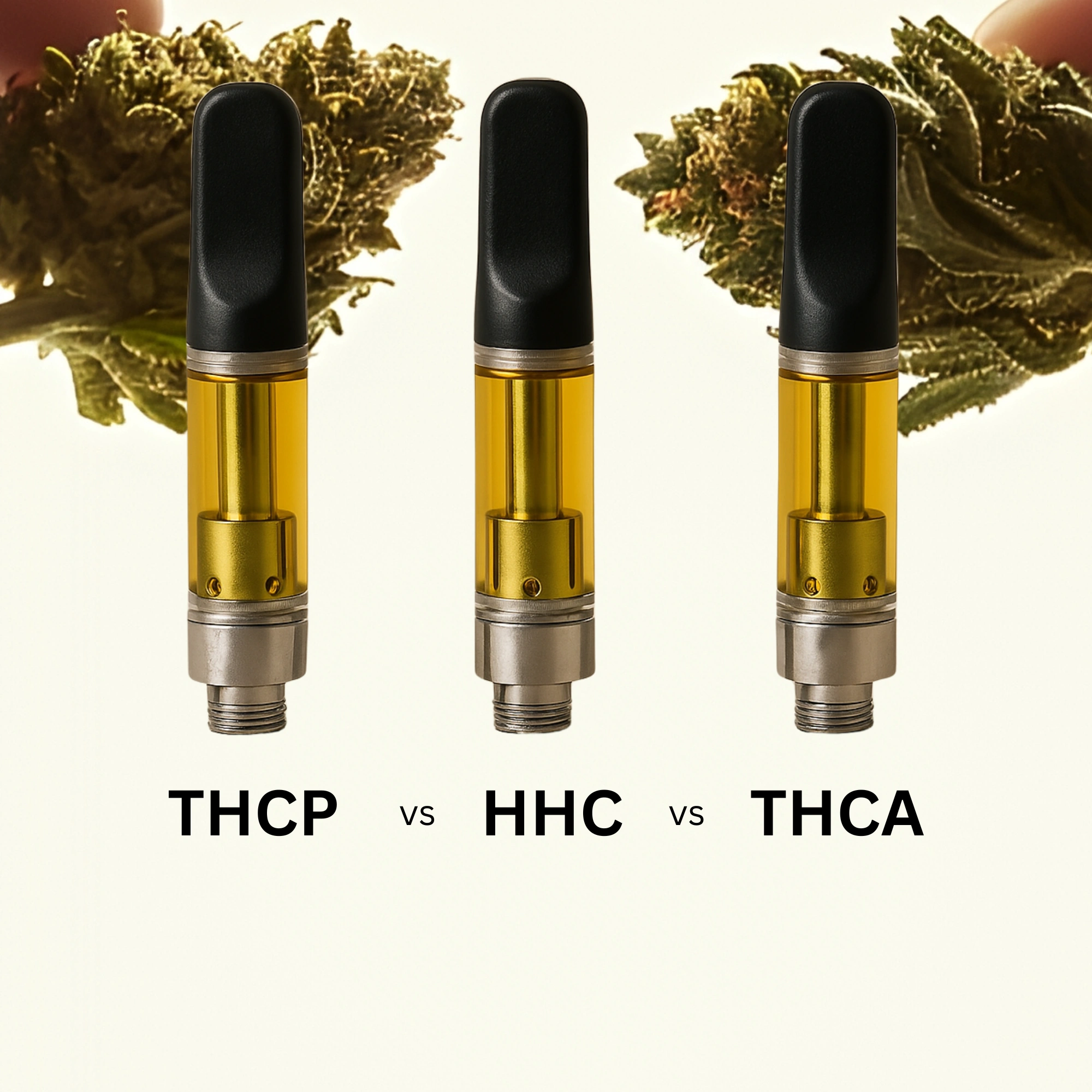 THCP vs HHC vs THCA