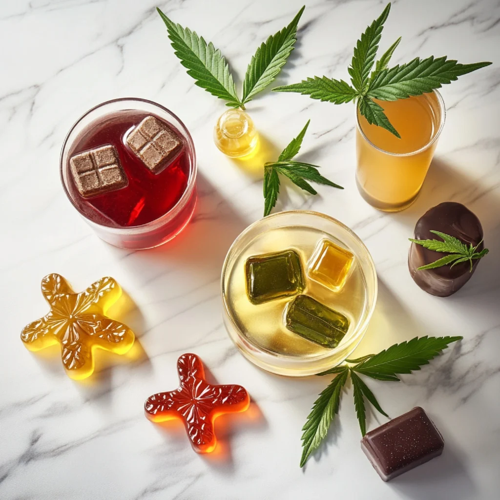 THC Drinks vs Gummies
